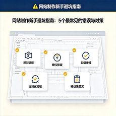 秦皇岛建站-网站制作新手避坑指南：5个最常见的错误与对策