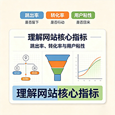 秦皇岛建站-理解网站核心指标：跳出率、转化率与用户粘性