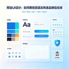 秦皇岛建站-网站UI设计：如何用视觉语言传递品牌信任感