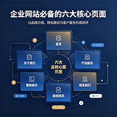 秦皇岛建站-企业网站必备的六大核心页面